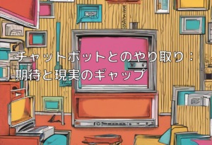 チャットボットとのやり取り：期待と現実のギャップ