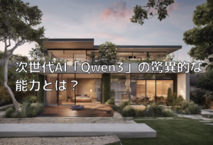 次世代AI「Qwen3」の驚異的な能力とは？