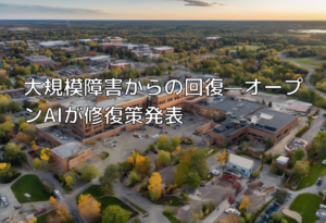 大規模障害からの回復—オープンAIが修復策発表