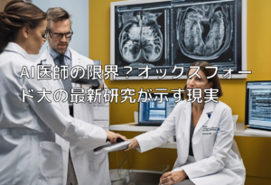AI医師の限界？オックスフォード大の最新研究が示す現実