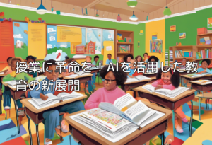 授業に革命を！AIを活用した教育の新展開