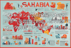 インドネシアのAI発展へ大きな一歩！多言語に対応した70億パラメータの新モデル「Sahabat-AI」