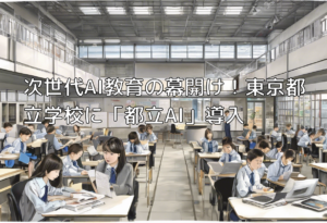 次世代AI教育の幕開け！東京都立学校に「都立AI」導入