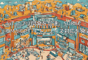 IoTアプリ開発を加速、SORACOMがGPT-4.1シリーズ対応を発表