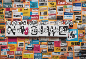 業務でAIは続くか、消えるか？使えない理由と成功の秘訣
