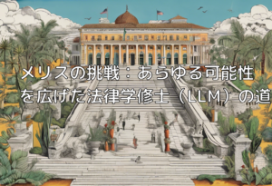 メリスの挑戦：あらゆる可能性を広げた法律学修士（LLM）の道