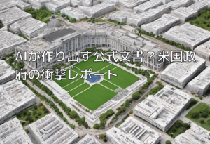 AIが作り出す公式文書？米国政府の衝撃レポート