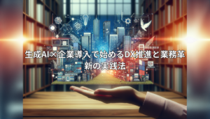 生成AI×企業導入で始めるDX推進と業務革新の実践法