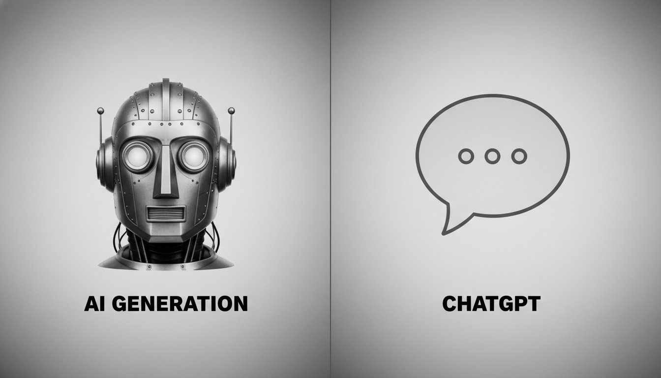 なぜ違う？生成AIとChatGPTの特徴と活用法を比較