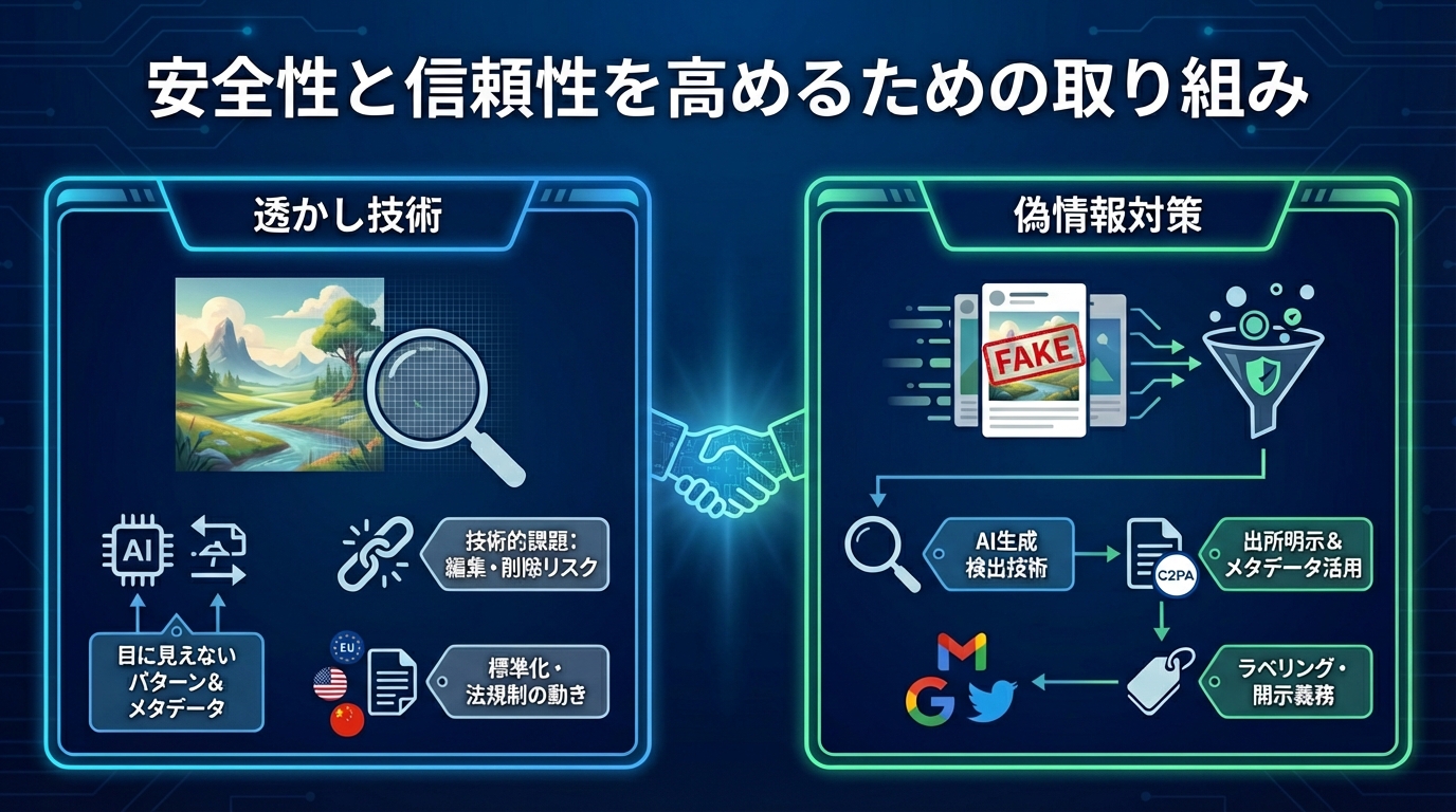 安全性と信頼性を高めるための取り組み
