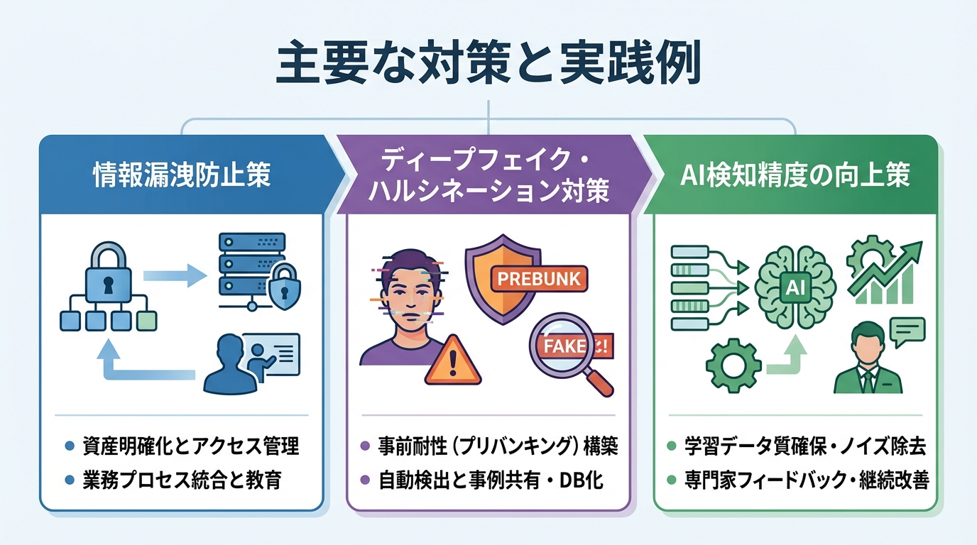 主要な対策と実践例