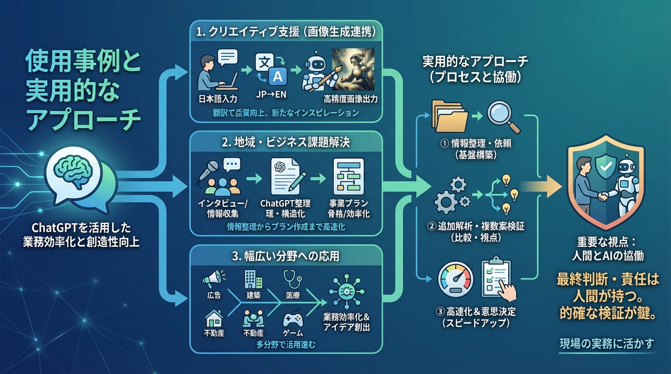使用事例と実用的なアプローチ