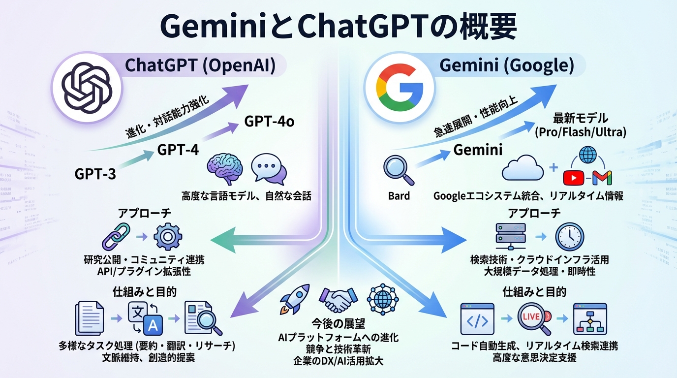 GeminiとChatGPTの概要