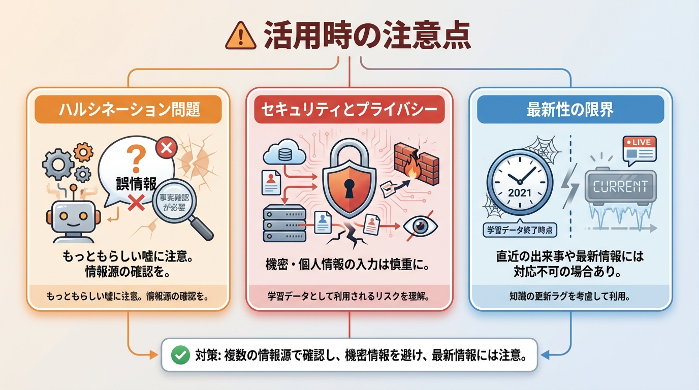 活用時の注意点