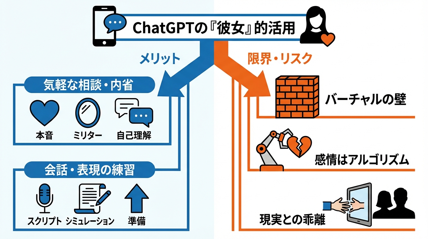 ChatGPTを『彼女』っぽく使うメリットと限界