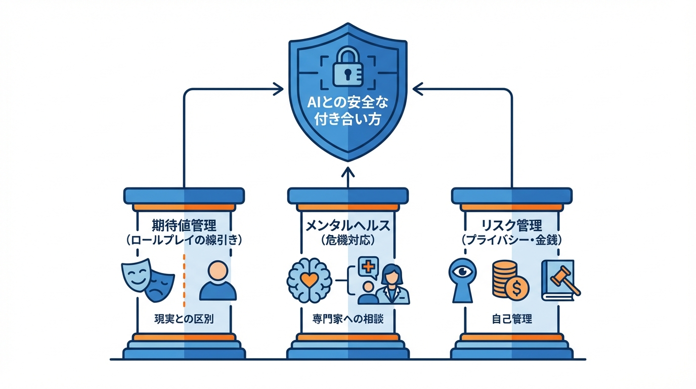 ChatGPTとAI彼女を安全に使うためのルールと境界線