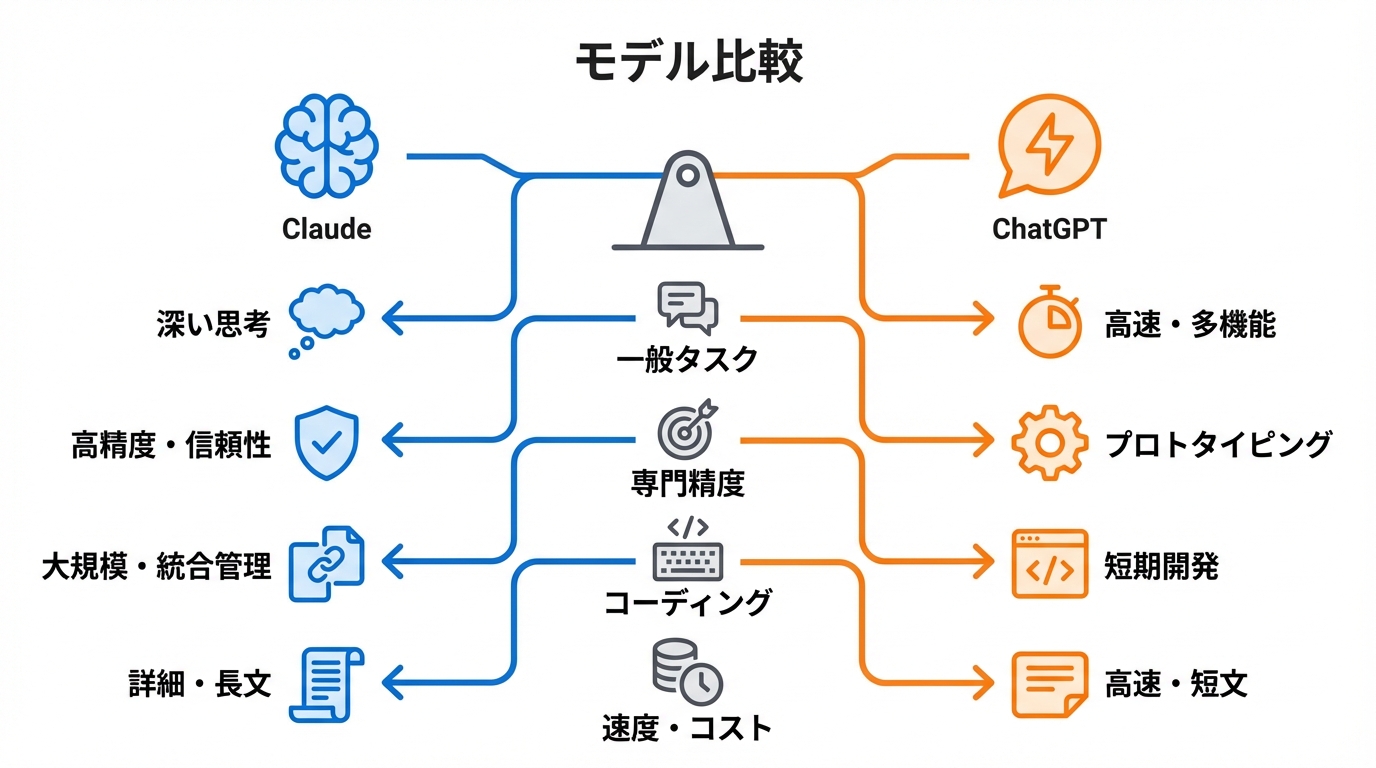 性能・精度・推論力の比較