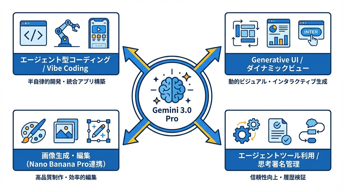 Gemini 3.0 Proの主要機能と特徴