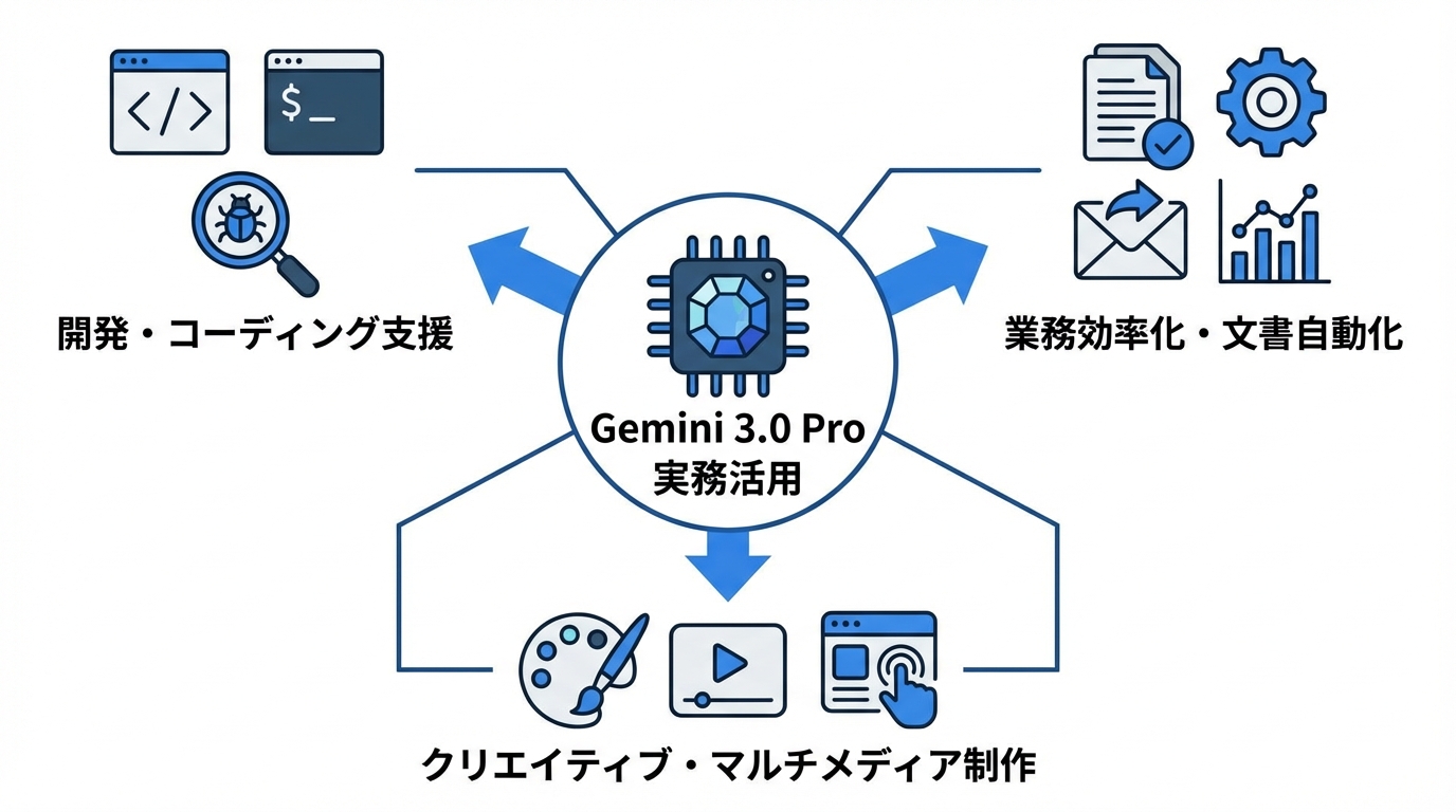 Gemini 3.0 Proの実務活用シナリオ