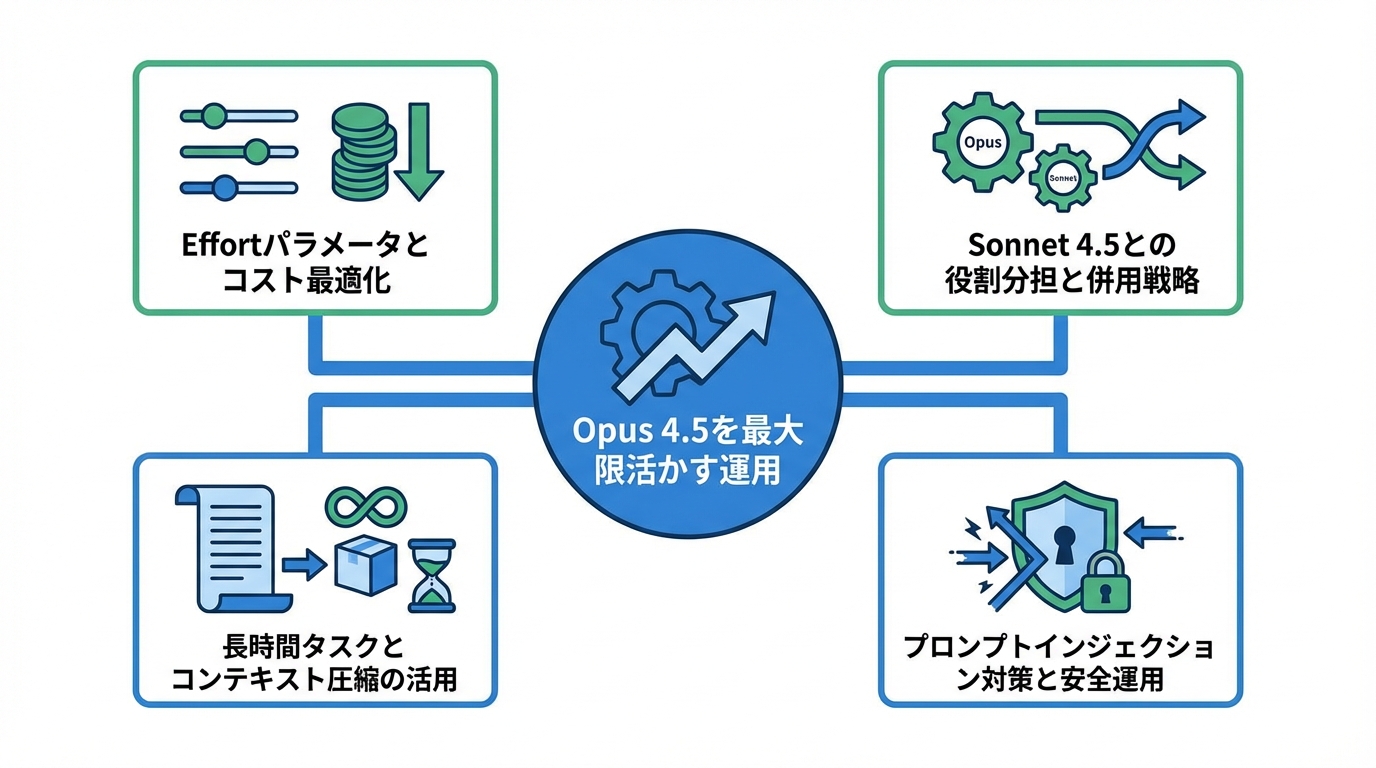 Opus 4.5を最大限活かす運用とモデル選定