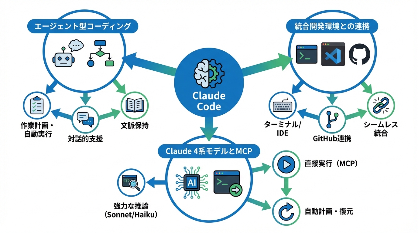 Claude Codeとは何か：仕組みと特徴