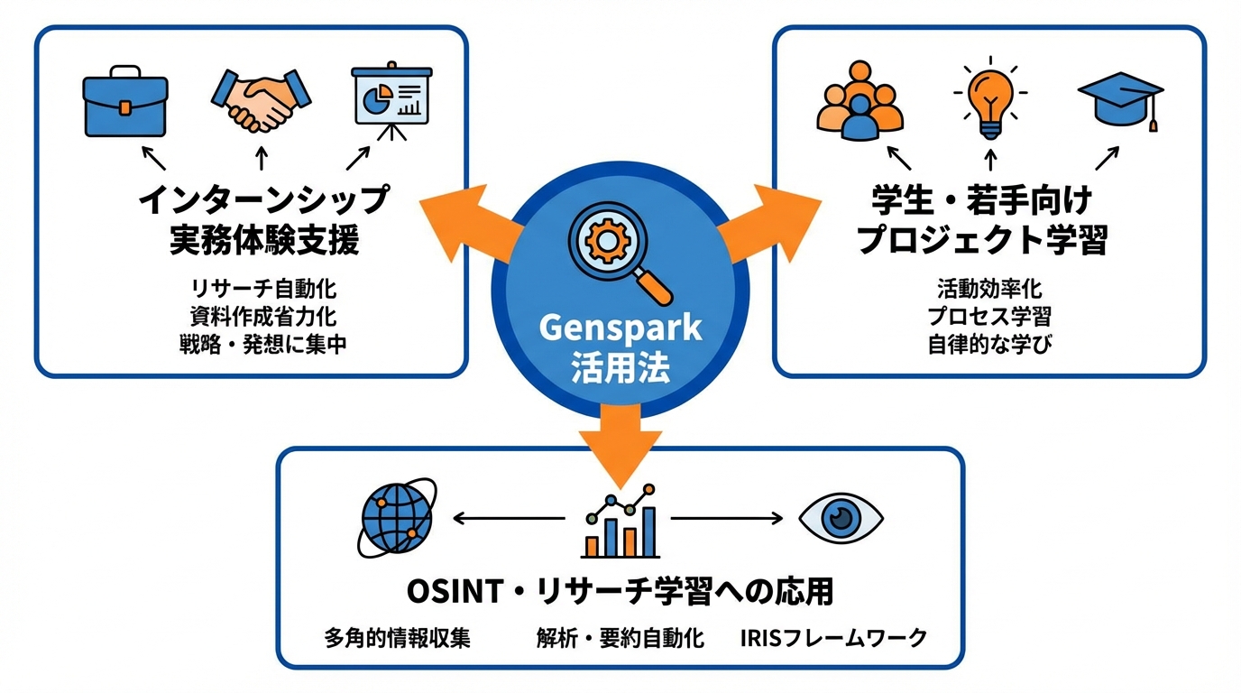 教育・インターンシップにおけるGenspark活用法