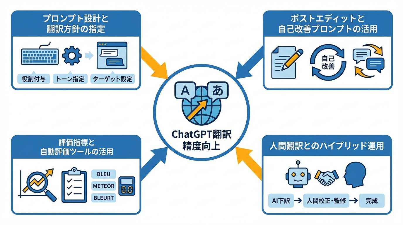 ChatGPT翻訳の精度を高める実践テクニック