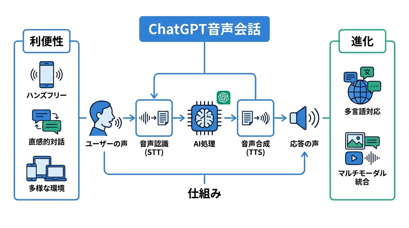 ChatGPT音声会話の基本と仕組み