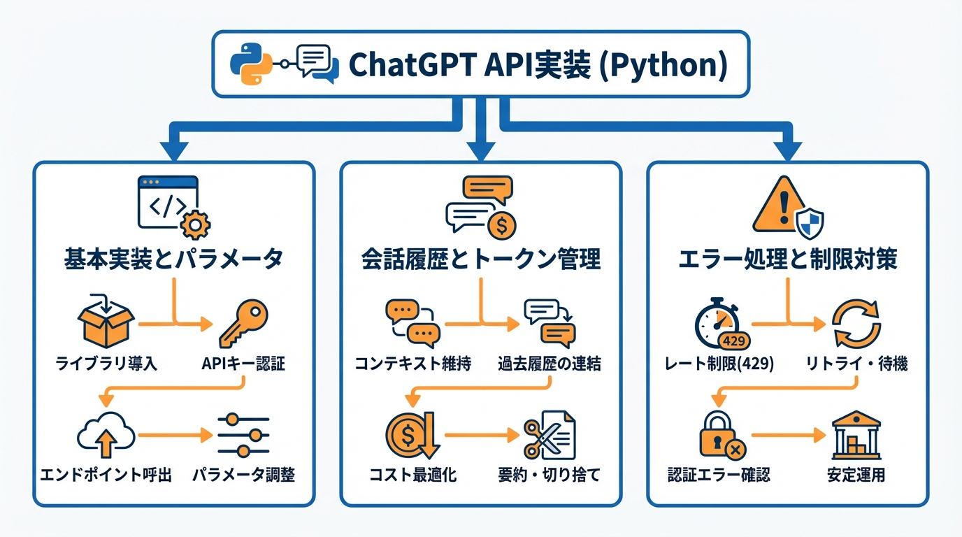 ChatGPT APIの実装方法（Python編）