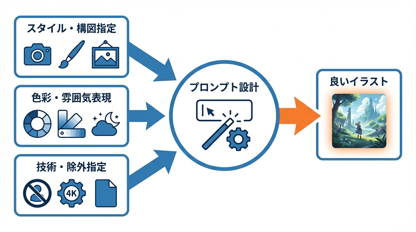 良いイラストを作るためのプロンプト設計術