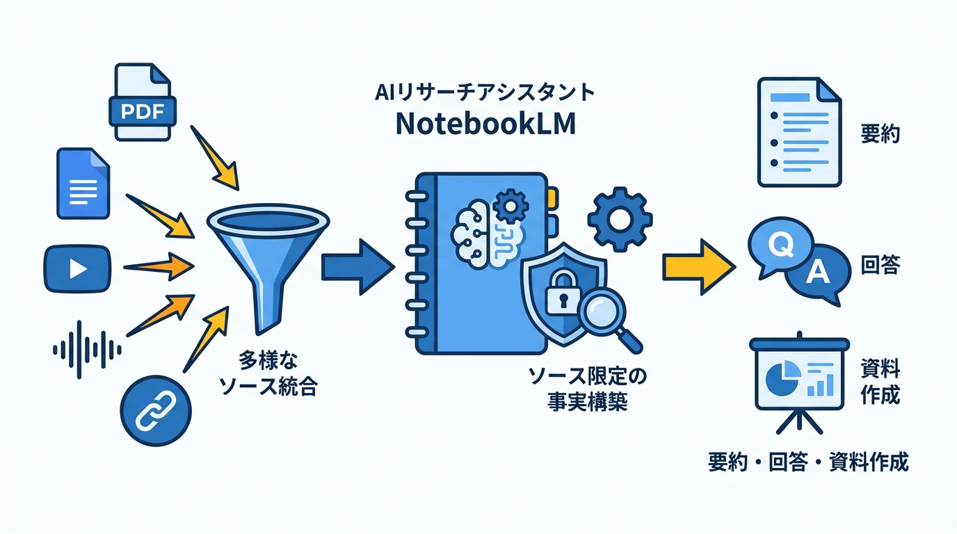 NotebookLMとは何か?特徴とできること