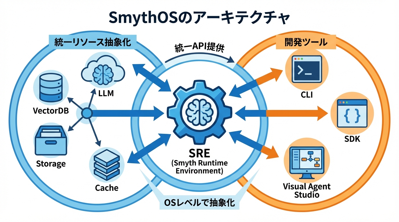 SmythOSのアーキテクチャとコアコンポーネント