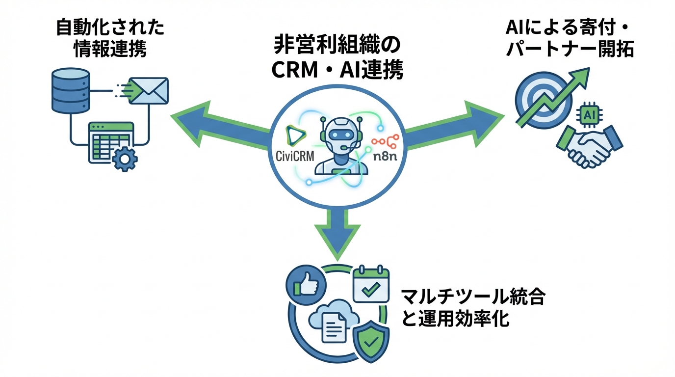 事例5: 非営利・コミュニティ組織におけるCRMとAI連携