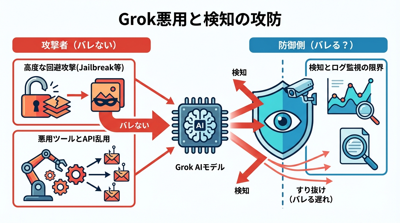 攻撃者視点から見たGrok利用と「バレる／バレない」の攻防