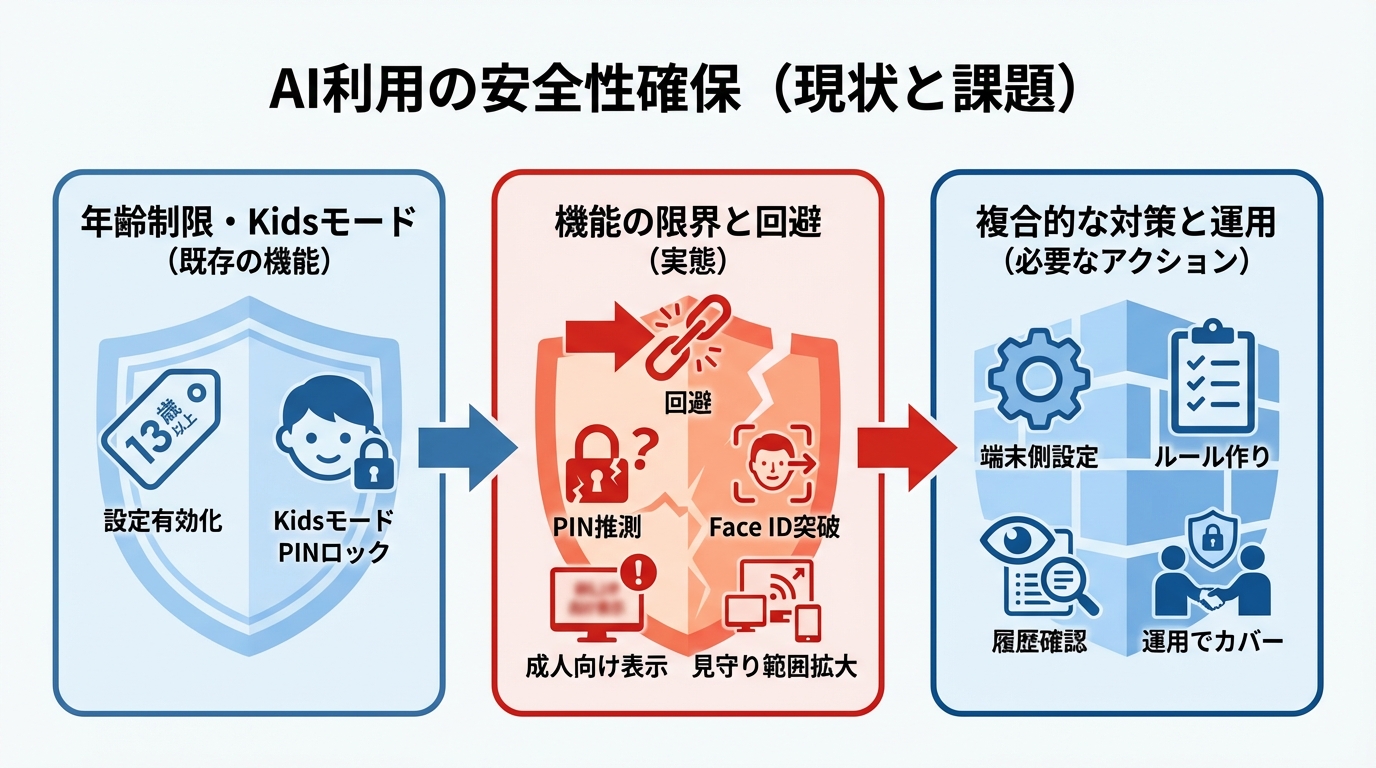 安全性・年齢制限・Kidsモードの実態