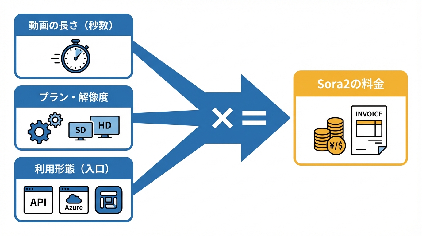 Sora2の料金の全体像