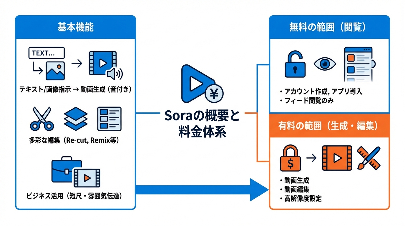 Soraの基本情報と「無料」の意味