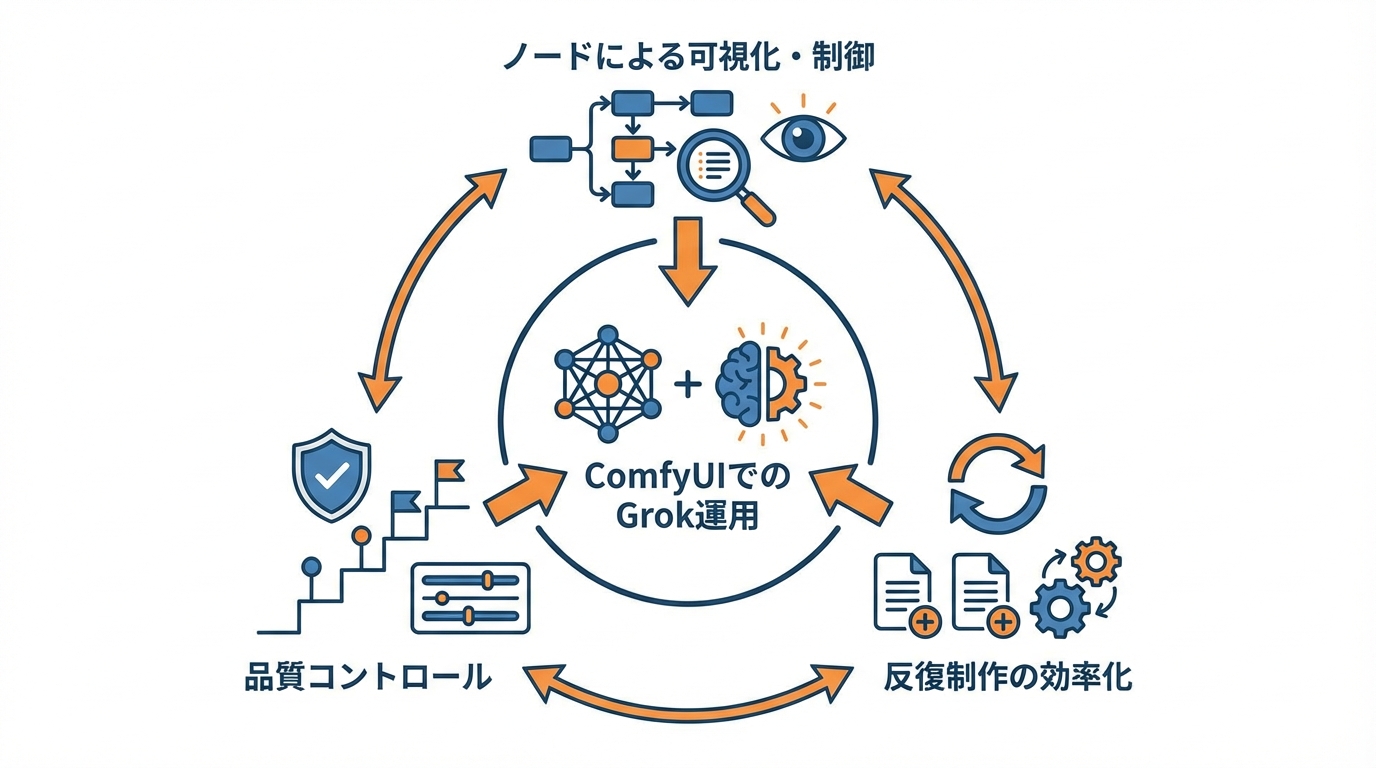 ComfyUIで動かすGrok Imagine