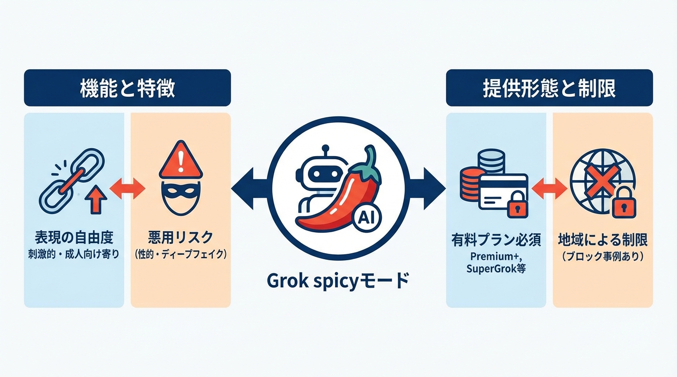 Grokのspicyモードの概要