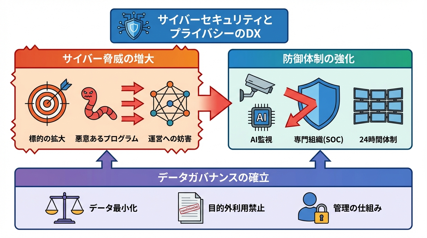 サイバーセキュリティとプライバシーのDX
