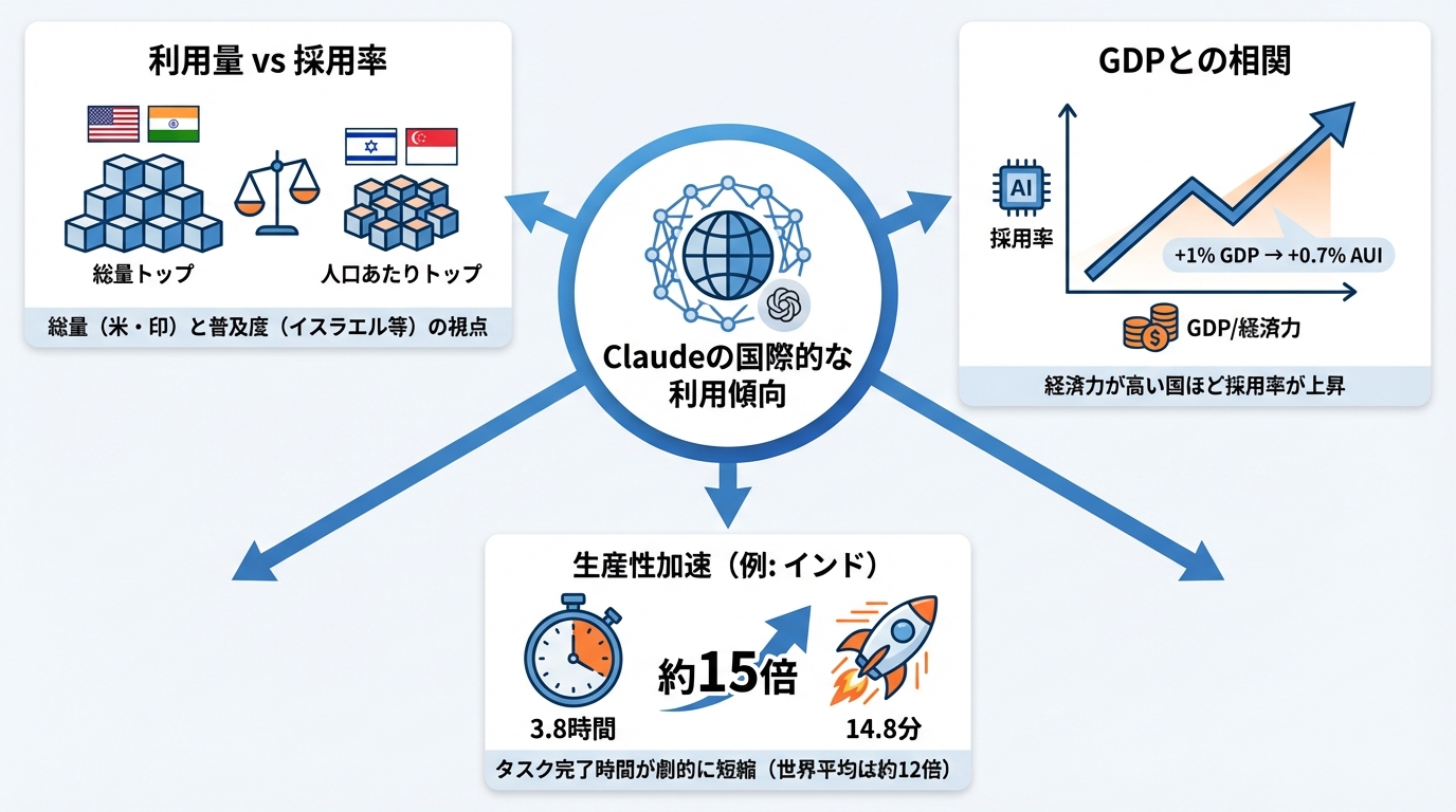 Claudeが使われている国と利用傾向──Anthropic Economic Indexの分析