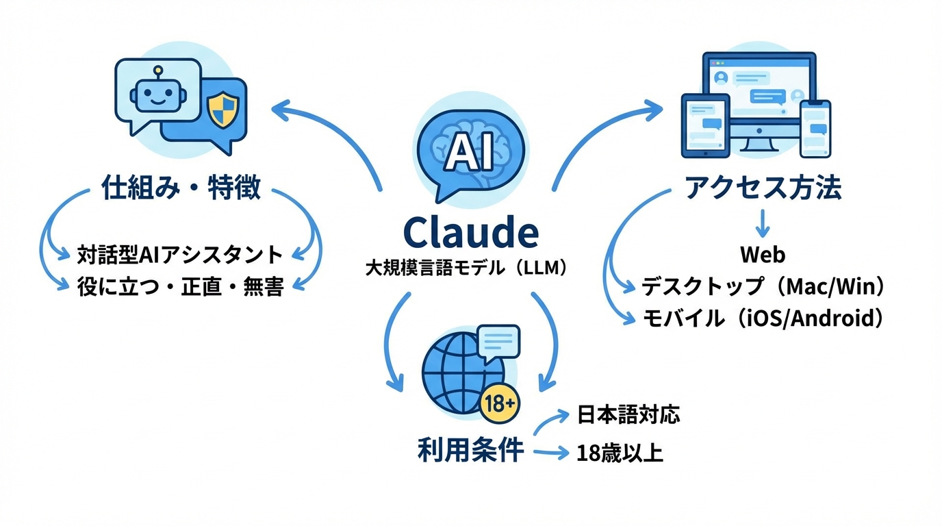 Claudeとは？基本の仕組みと特徴