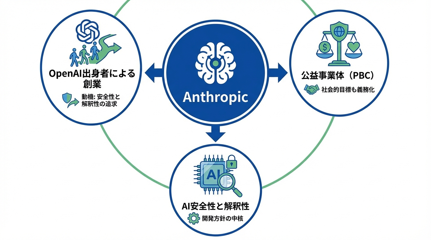 Claudeの開発元Anthropicの設立背景と企業理念