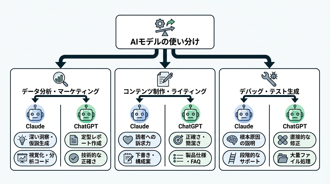 実務ユースケース別の使い分け