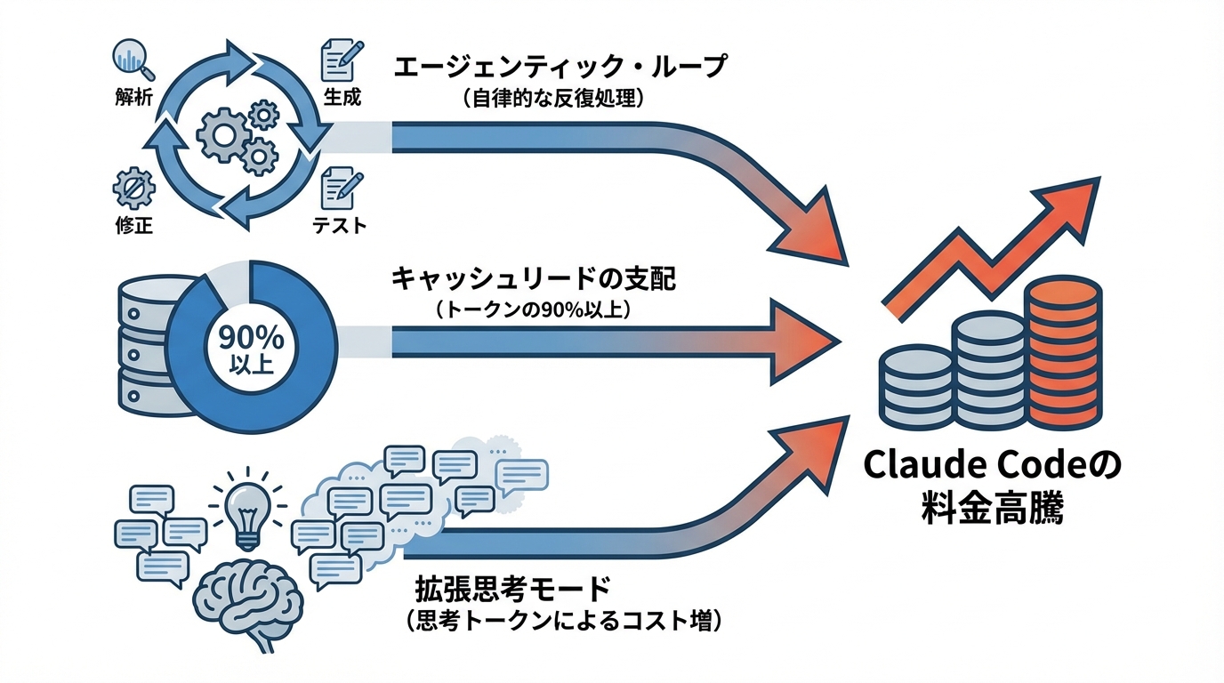 Claude Codeの料金が高くなる仕組みとコスト発生の構造
