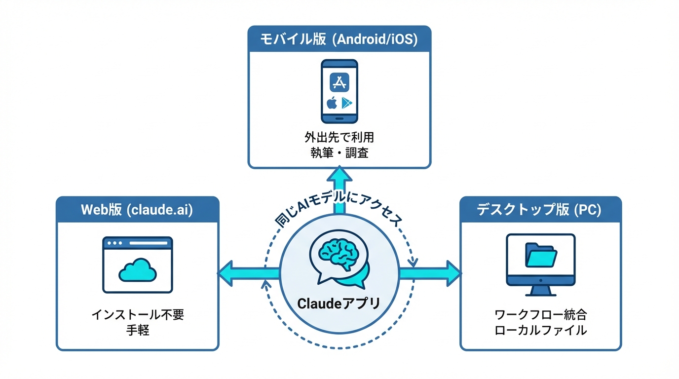 Claudeアプリとは？基本の定義と対応プラットフォーム