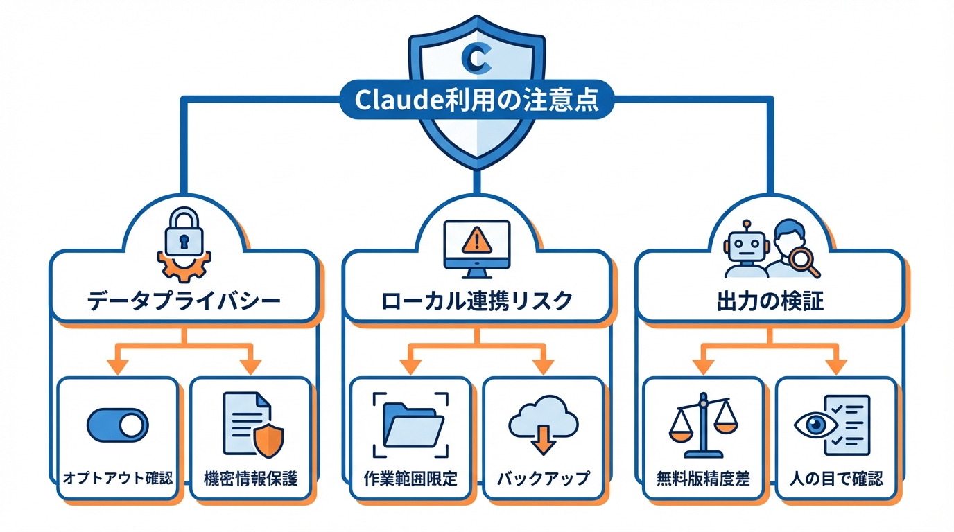 Claudeアプリ利用時の注意点と失敗を防ぐポイント