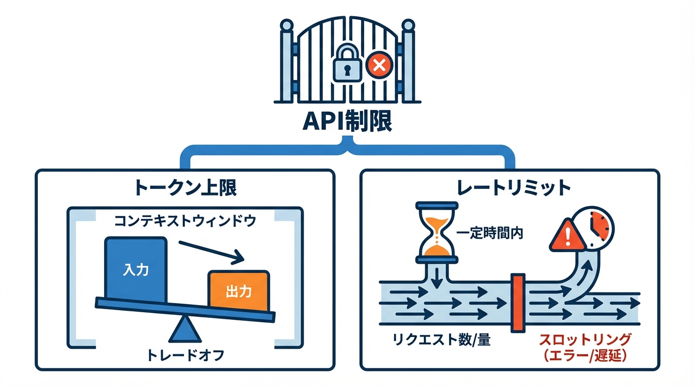 API利用時の制約とトークン制限の仕組み