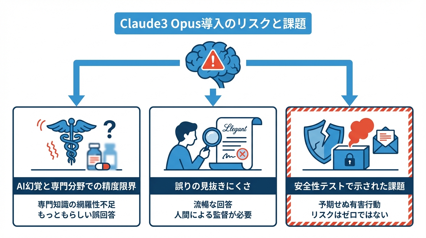 Claude3 Opus導入時の注意点とリスク