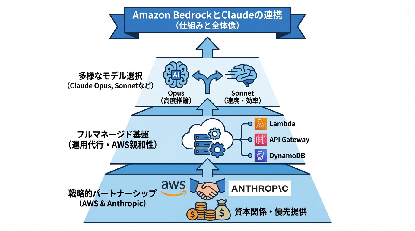 Amazon BedrockでClaudeを使う仕組みと全体像